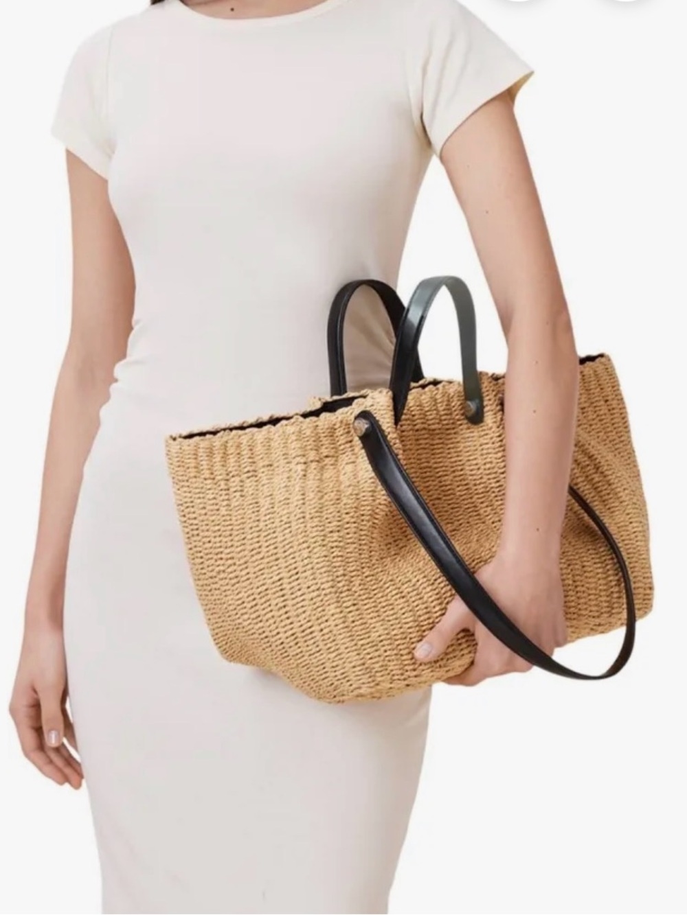 AllSaints ALLINGTON WOVEN TOTE BAG $199 NEW - Picture 10 of 10